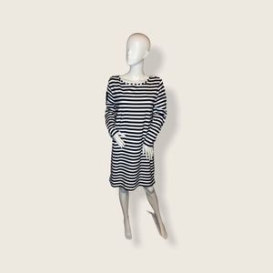 Vineyard Vines Black and White Striped Dress